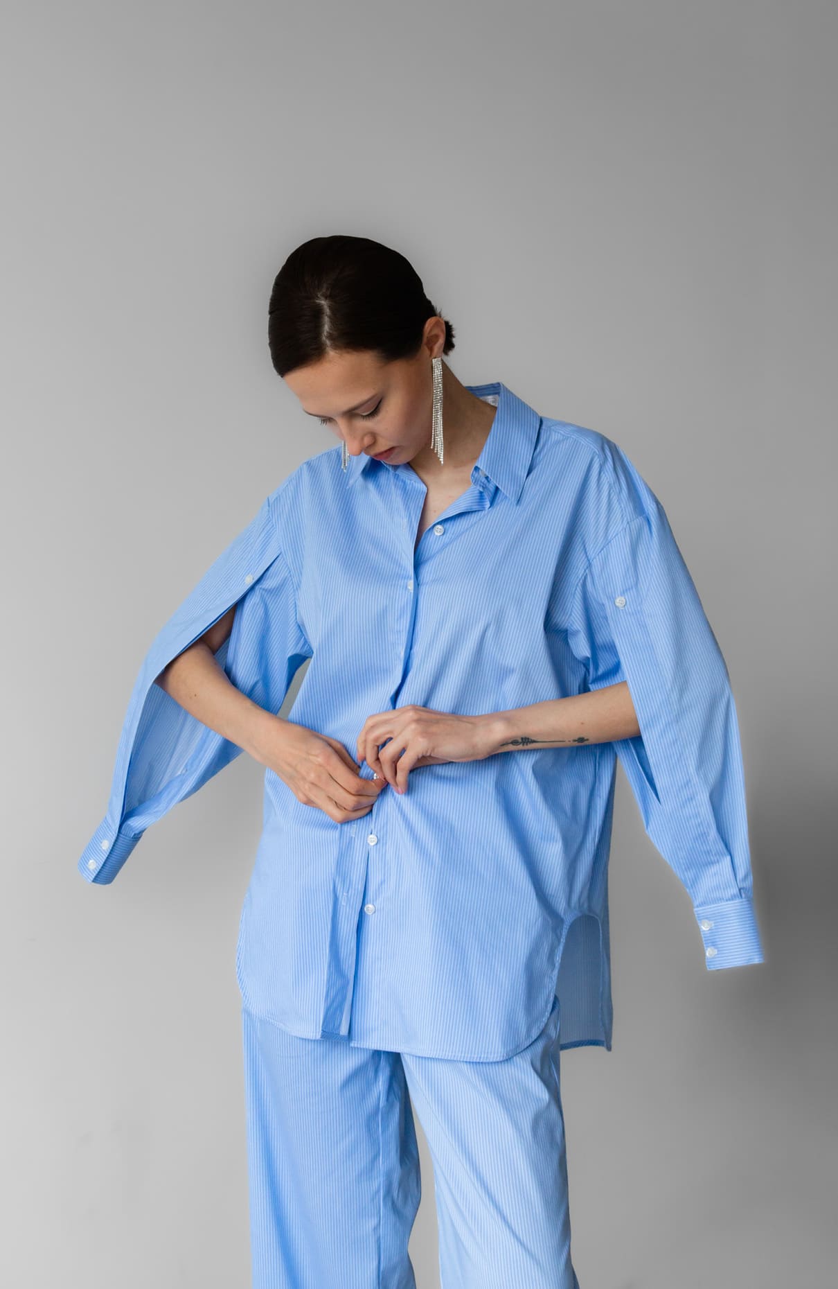 Оувърсайз Риза в Стил Пижама