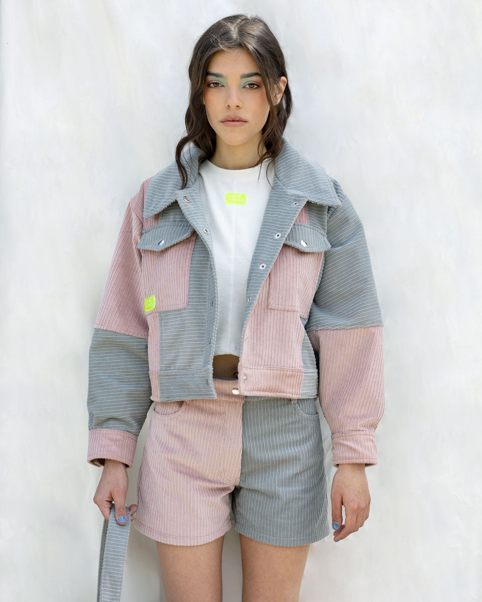 PALE BLUSH Яке от Рипсено Кадифе