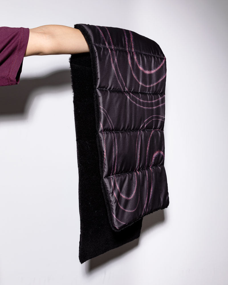 SWIRL Ватиран Шал с Щампа