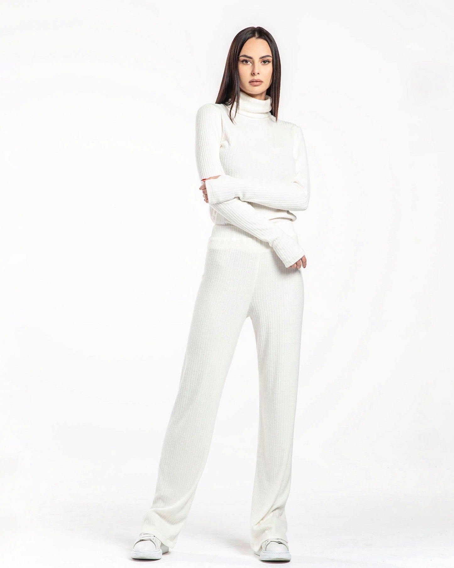 Плетен Сет Cloud White