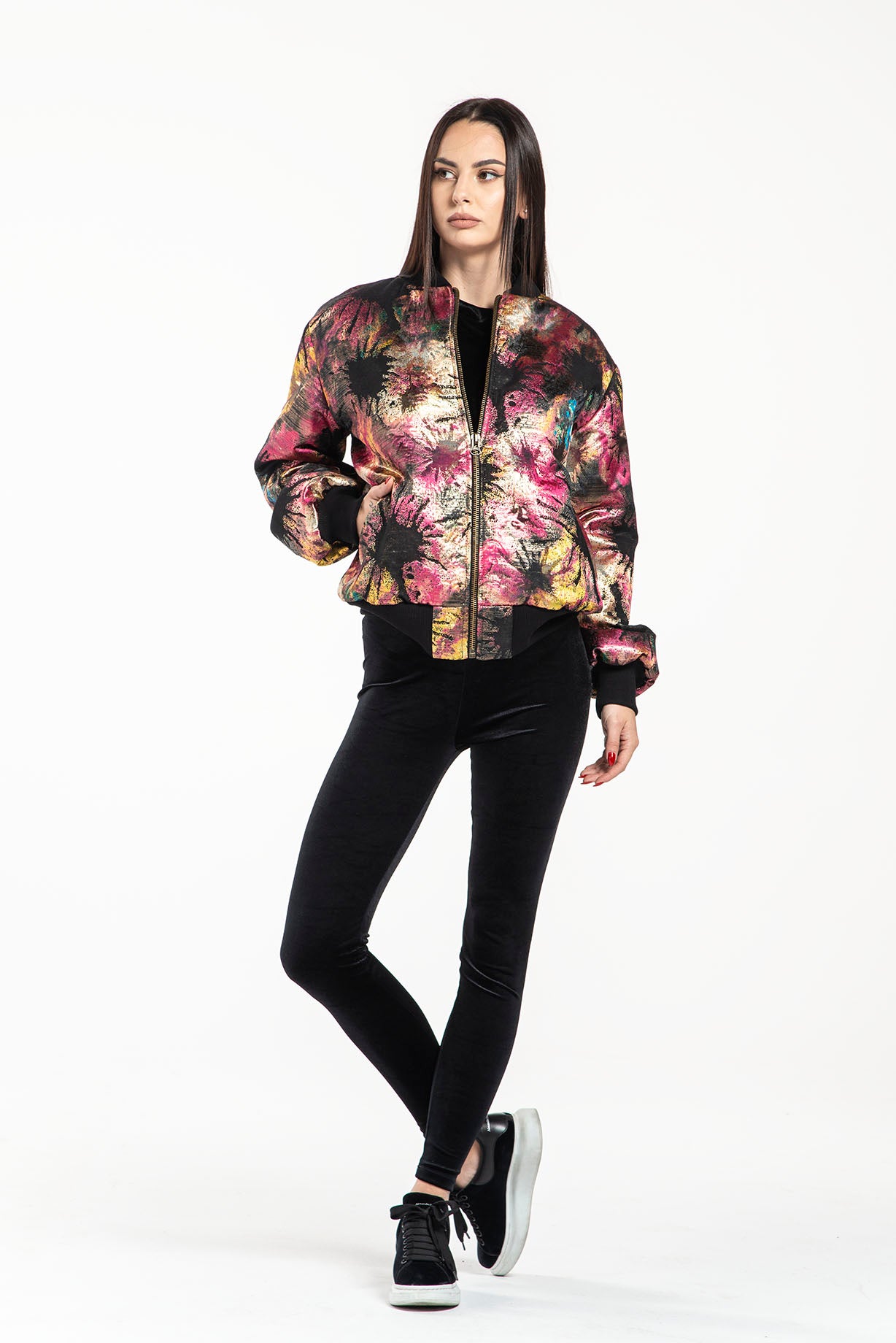 Colour Block Bomber Яке