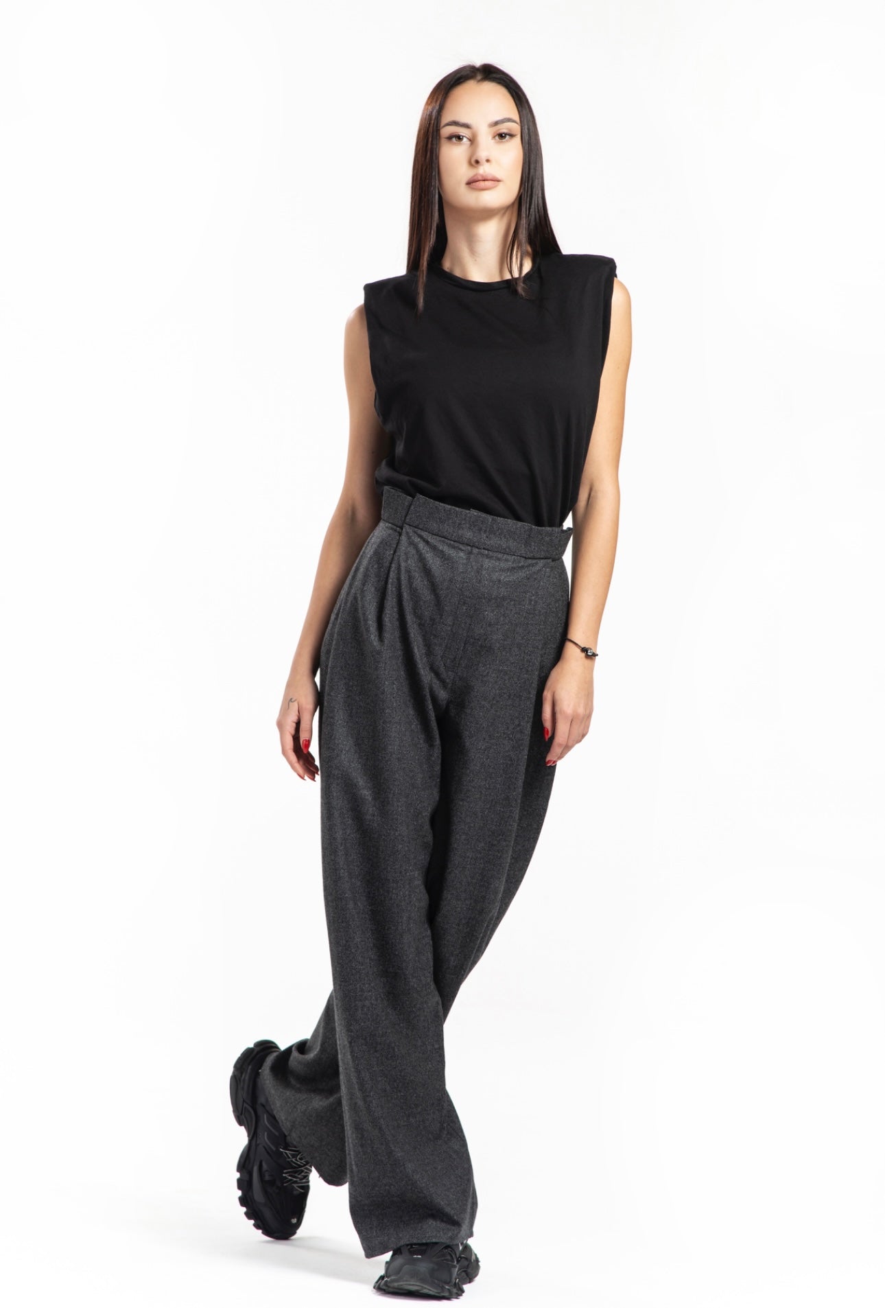 Елегантен Панталон Dark Grey